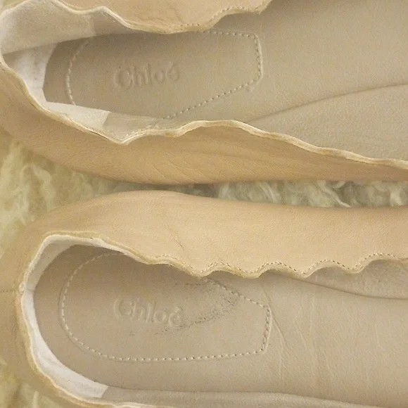 Chloe Lauren Scalloped Ballet Flats Size 39..Offer - Picture 11 of 16